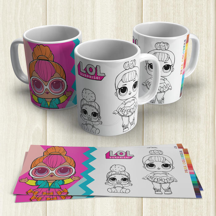 Taza Pintable Muecas LoL 2